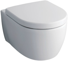 Keramag Wand-Tiefspül-WC iCon ohne Spülrand Breite 355 mm Tiefe 530 mm