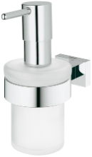 grohe-seifenspender-mit-halter-essentials-cube-40756-chrom-40756001