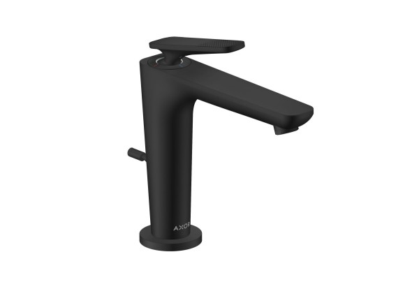 Hansgrohe Waschtischm.125 Axor Citterio C CoolStart m.Zugst.Cubic cut mattschwarz, 49031670
