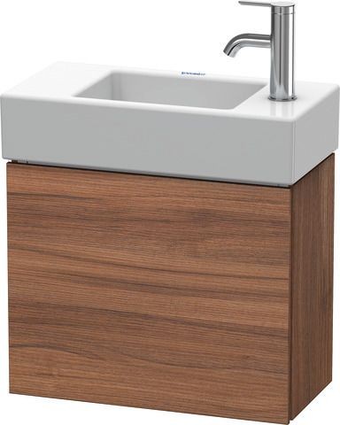 Duravit L-Cube Waschtischunterbau wandhängend Nussbaum Matt 480x240x400 mm - LC6246L7979