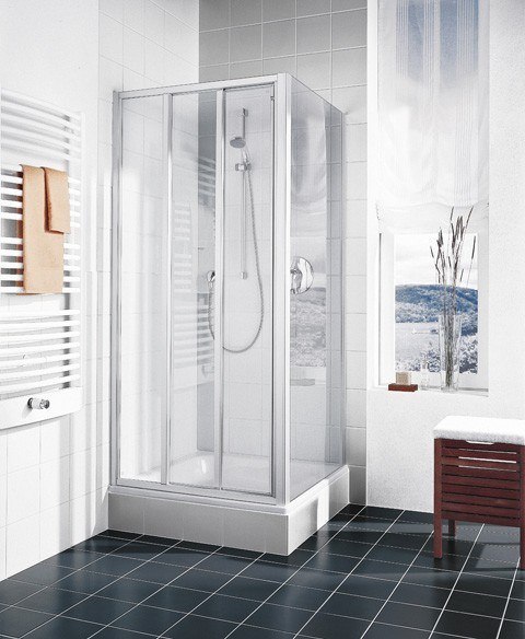 Kermi Gleittür Ibiza 2000 ST3 1000x1750, silber mattglanz, ESG klar, I2ST3100171AK