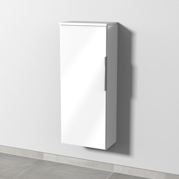 Sanipa 3way Mittelschrank mit 1 Tür, Weiß-Glanz, UF16878