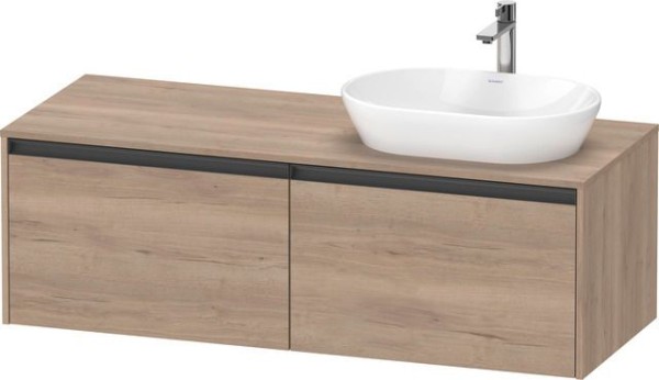 Duravit Ketho2 Konsolen-Waschtischunterbau wandhängend 1400x550x459 Az 2 Ei