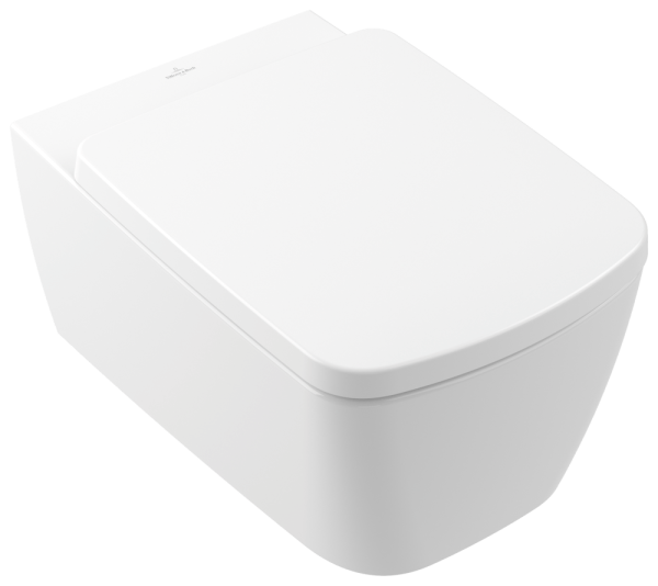 Villeroy & Boch Tiefspül-WC Subway 3.0 4610T0 370x560x355mm Eckig wandh Abg waagr m TwistFl weAlpin