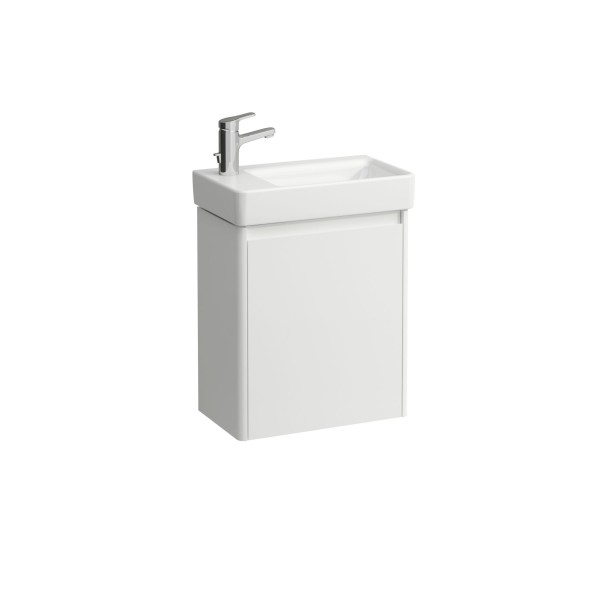 LAUFEN Möbel-Set PRO S SET BASE 2.0 280x480x607 1 Hl m.Ül. 1 Tür m. Griffm. weiß/we glä., H865965261