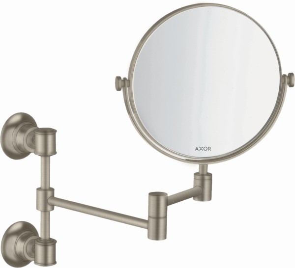 Hansgrohe Rasierspiegel Axor Montreux ausziehbar brushed nickel, 42090820