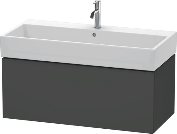 Duravit L-Cube Waschtischunterbau wandhängend Graphit Matt 984x459x394 mm - LC617804949