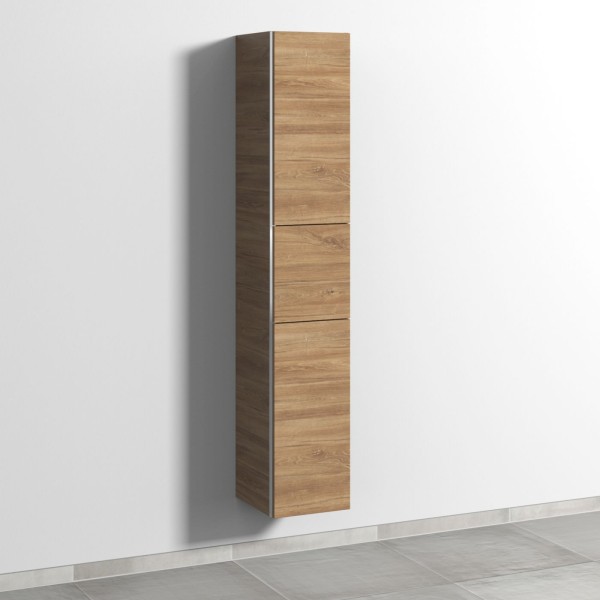 Sanipa 3way Hochschrank mit 2 Türen und 1 Auszug, Eiche-Kansas