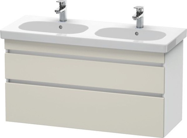 Duravit DuraStyle Waschtischunterbau wandhängend Taupe & Weiß Matt 1150x453x610 mm - DS648609118