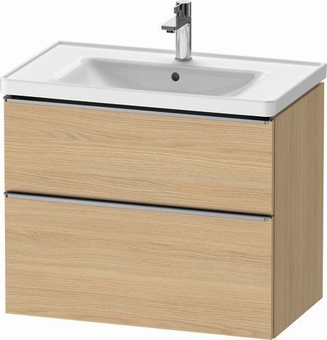 Duravit D-Neo Waschtischunterbau wandhängend Natur Eiche Matt 784x452x625 mm - DE4355070300000
