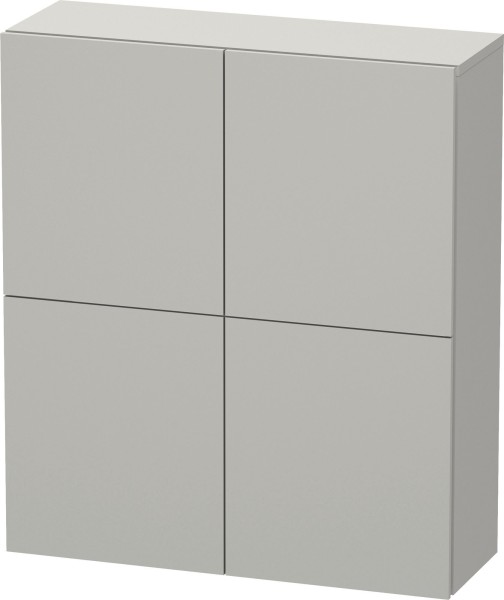 Duravit L-Cube Halbhochschrank Betongrau Matt 700x243x800 mm - LC116700707
