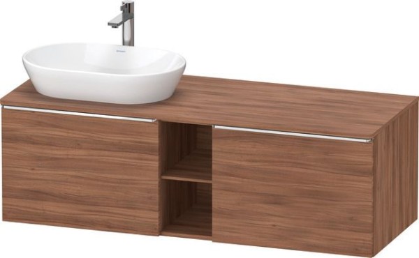 Duravit D-Neo Konsolenwaschtischunterbau wandhängend Nussbaum Matt 1400x550x459 mm - DE4950L10790000
