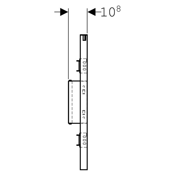 Geberit Duofix Bade-/Duschwanne Traverse für Unterputz-Armatur