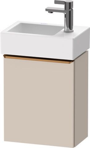 Duravit D-Neo Waschtischunterbau wandhängend Taupe Matt 364x222x440 mm - DE4218R04910000