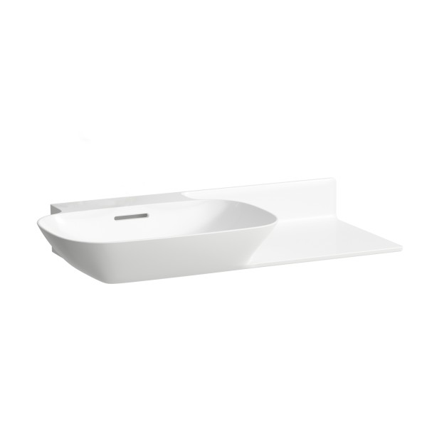 LAUFEN Waschtisch INO 900x 360/450, ohne Hahnloch, mit Überlauf, weiß mit LCC, 81330.2, 813302400109