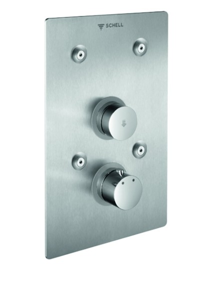 Schell Wandeinbau Dusche BASIC D-SC-T Selbstschluss Thermostat Edelstahl