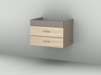 Sanipa Sanipa Waschtischunterschrank (2morrow) MT84455, Linde Hell, H:435, B:600, T:435 mm