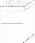 Sanipa Waschtischunterbau mit Auszügen 3way