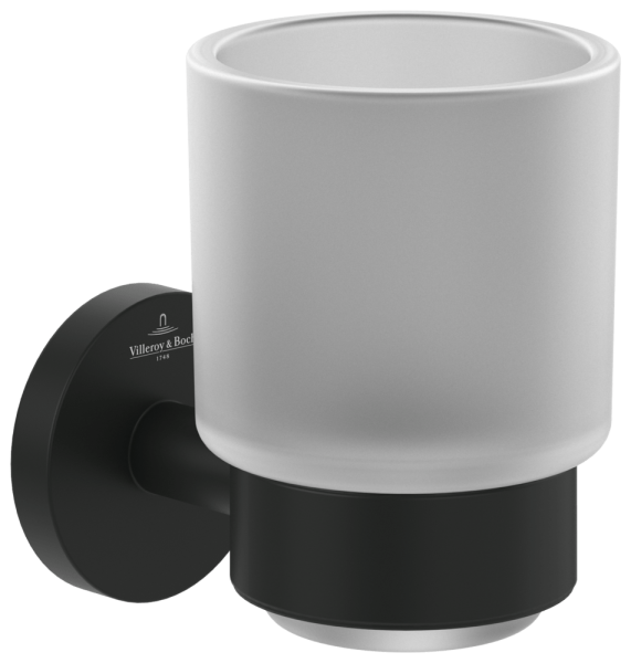 Villeroy & Boch Glashalter Elements - Tender 74x100x96mm Matt Black
