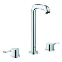 GROHE GROHE 3-Loch-Waschtisch-Batterie Essence, 20299 L-Size chrom, 20299001