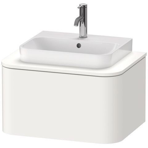 Duravit Happy D.2 Plus Konsolenwaschtischunterbau wandhängend Weiß Supermatt 650x480x354 mm - HP4940