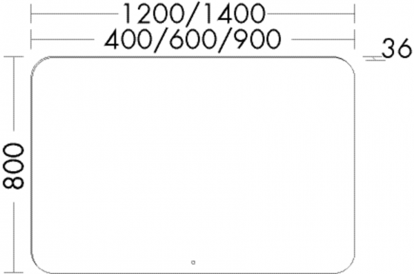 Burgbad Leuchtspiegel Essence PG1 800x400x36 Essence PG1, SIIN040PN480