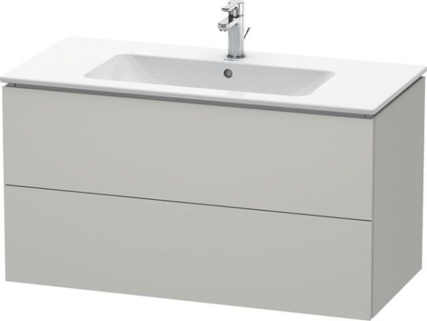 Duravit L-Cube Waschtischunterbau wandhängend Betongrau Matt 1020x481x550 mm - LC624200707