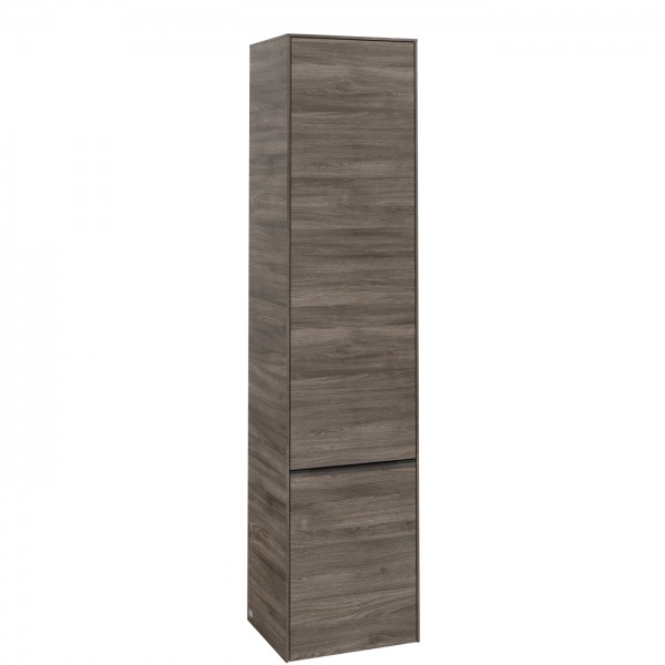 Villeroy & Boch Subway 3.0 Hochschrank, 2 Türen, 400 x 1710 x 346,5 mm, Stone Oak / Stone Oak