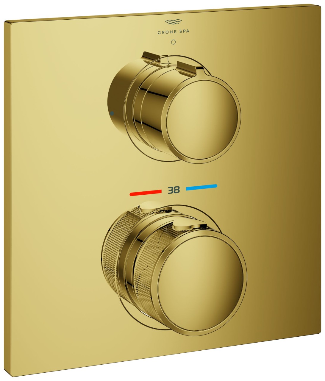 GROHE Thermostat Allure 19380_2 1 ASV FMS für Rapido SmartBox cool sunrise, 19380GL2 19380GL2