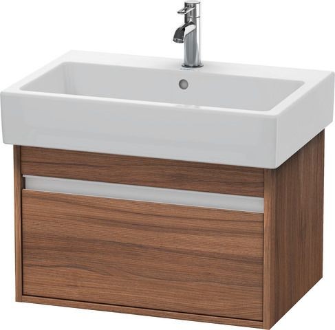 Duravit Ketho Waschtischunterbau wandhängend Nussbaum Matt 650x440x410 mm - KT668407979