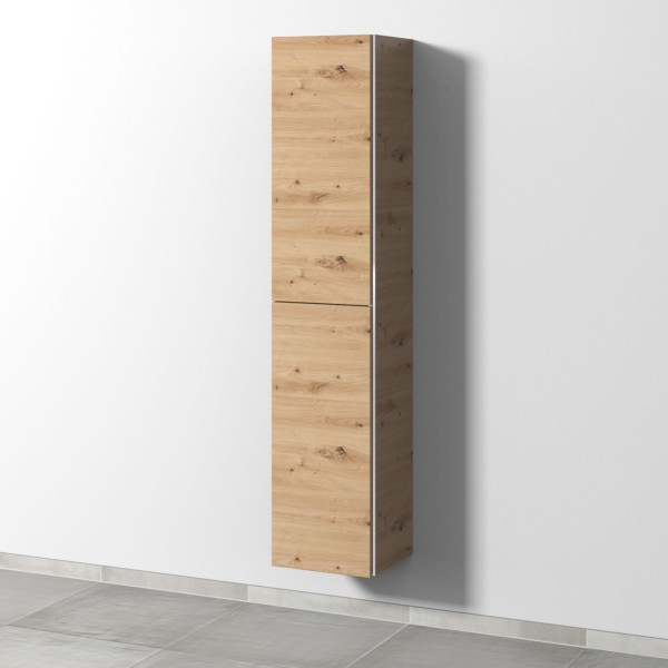 Sanipa 3way Hochschrank mit 2 Türen, Eiche Natural-Touch