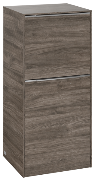Villeroy & Boch Subway 3.0 Seitenschrank, 1 Auszug, 1 Tür, 400 x 860 x 346,5 mm, Stone Oak / Stone O