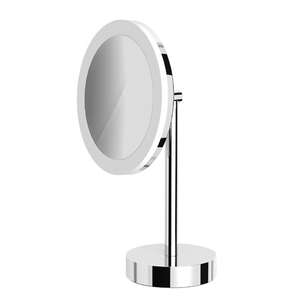 Avenarius Kosmetikspiegel Wand+Stand, Akku, rund, LED, 5-fach, Serie Kosm.