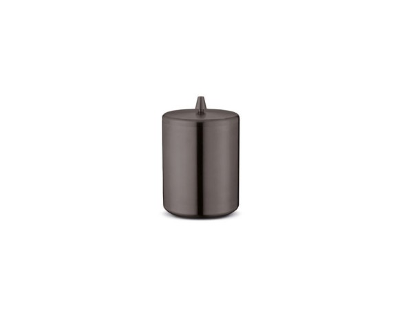 JEE-O cone Abfalleimer mit Deckel, gun metal, 901-0156