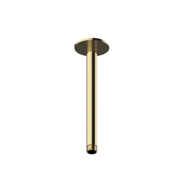 Herzbach LIVING SPA Deckenarm 200mm 70 rund PVD Gold, 30.964820.1.03