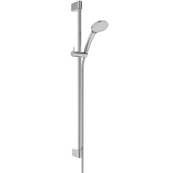 Ideal Standard Brausekombination Idealrain 944mm 1-fach-Handbrause d:100mm 8l, Chrom, BE404AA