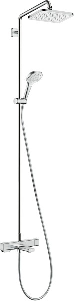 Hansgrohe Showerpipe Croma E 280 1jet chrom mit Wannenthermostat, 27687000