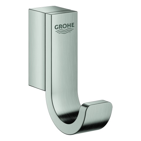 GROHE Bademantelhaken Selection 41039 einfach supersteel, 41039DC0