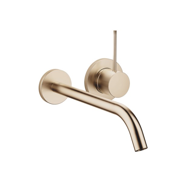 Dornbracht META SLIM Waschtisch-Wand-Armatur ohne Ablaufgarnitur META 36861662 Light Gold gebürstet,