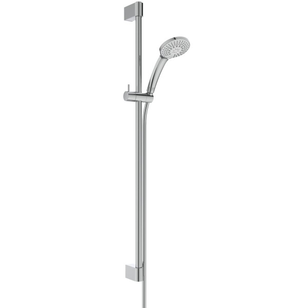 Ideal Standard Brausekombination Idealrain 944mm 3-fach-Handbrause d:100mm 8l, Chrom, BE406AA