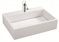 Marmorin Modico Marmorin Modico Aufsatzwaschbecken 600 x 430 x 145 mm, weiss matt