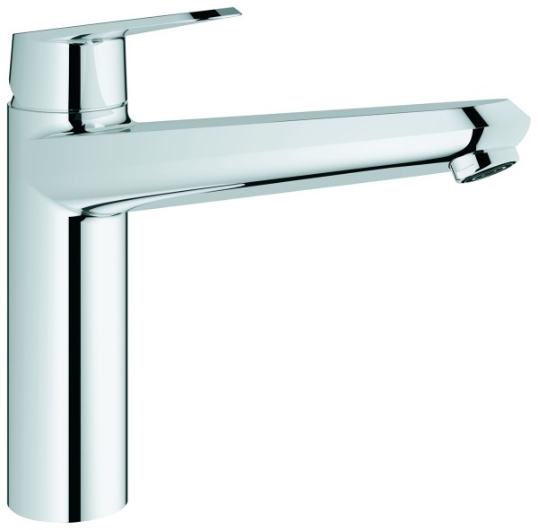 GROHE EH-SPT-Batterie Eurodisc C 33770 flacher Auslauf Gussauslauf chrom