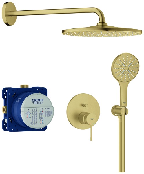 GROHE Unterputz-Duschsystem Essence 25287 2-WU KB RSH Mono 310 cool sunrise gebürstet, 25287GN0
