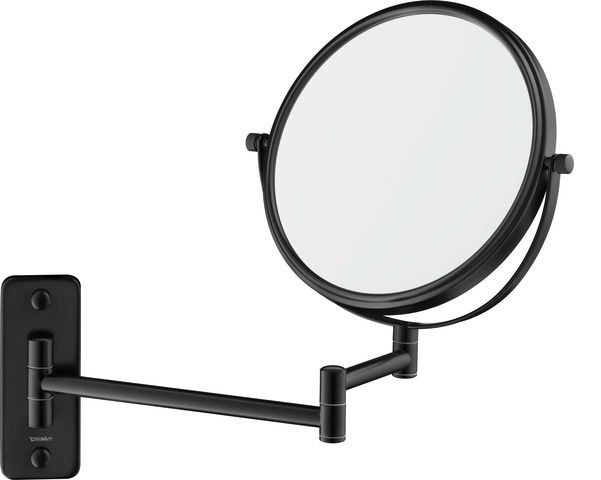 Duravit D-Code Kosmetikspiegel Schwarz Matt 0099124600