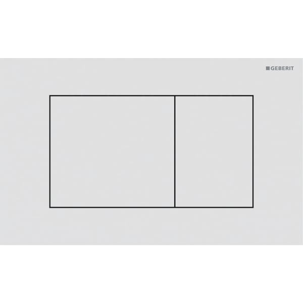 Geberit Sigma 40 Betätigungsplatte, für 2-Mengen-Spülung