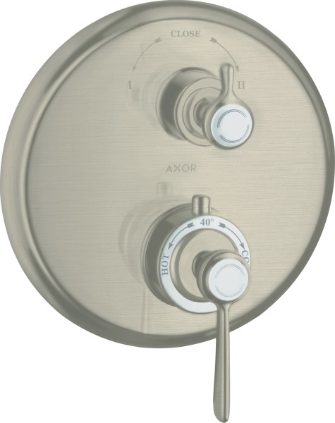 Hansgrohe Thermostat UP Axor Montreux F-Set Hebelgriff BN mit Absperr-u.Umstellv., 16821820