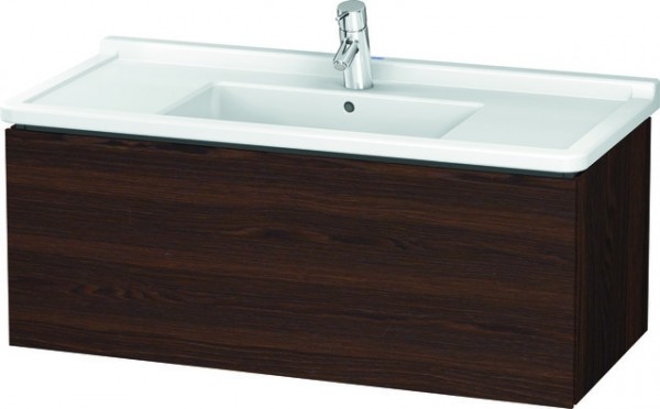 Duravit L-Cube Waschtischunterbau wandhängend Nussbaum gebürstet Matt 1020x469x408 mm - LC616606969