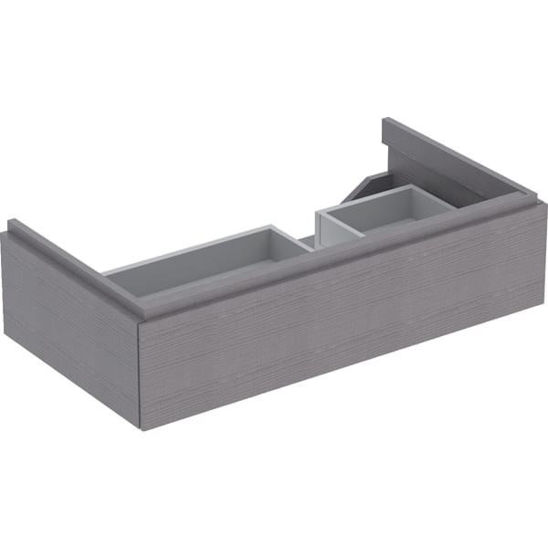 Geberit Xeno2 Unterschrank f. Waschtisch m. Ablagefläche links m .1 Schublade, 88x22x46,2cm, scultur
