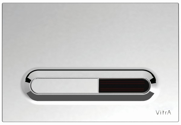 VitrA Loop T WC-Betätigungsplatte Touch-Free für 2?Mengen?Spülung Chrom,762-0880