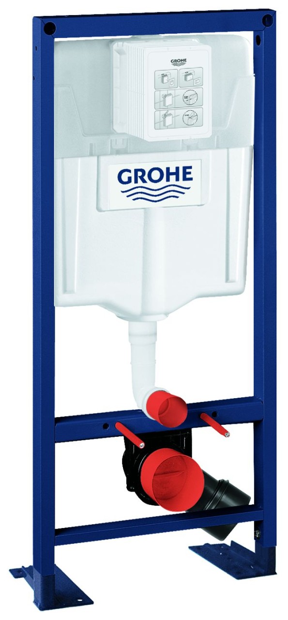 GROHE Rapid SL für WC 38584 BH: 1,13 m Spülkasten GD 2 für freistehende Montage 38584001